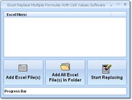 Excel Replace Formula With Value Software screenshot